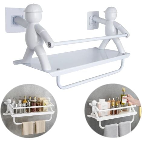 Trade Shop - Mensola Angolare 52909 Vetro Portaoggetti Doccia Bagno Parete  Triangolare