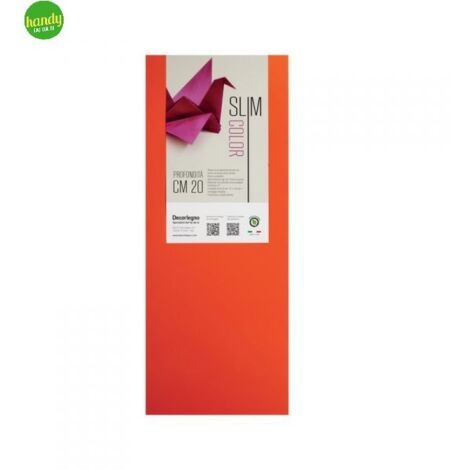 Mensola Decorlegno color arancio 80 x 20 x 1,8 cm
