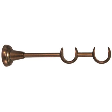 MENSOLA DOPPIA Ø25 MM180 BRONZ - EMMEBI