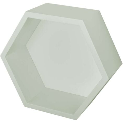Mensola esagono verde