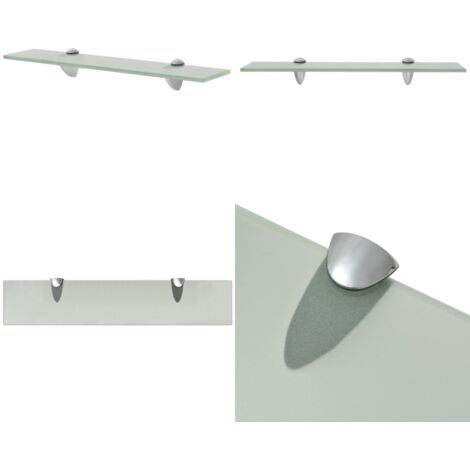 Mensola Galleggiante in Vetro 50x10 cm 8 mm - Mensola galleggiante - Mensola a muro