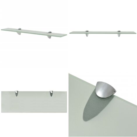 Mensola Galleggiante in Vetro 60x20 cm 8 mm - Mensola da parete - Vetro temperato