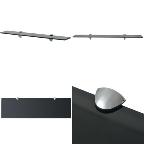 Mensola Galleggiante in Vetro 70x20 cm 8 mm - Mensola in vetro temperato - Mensola da parete
