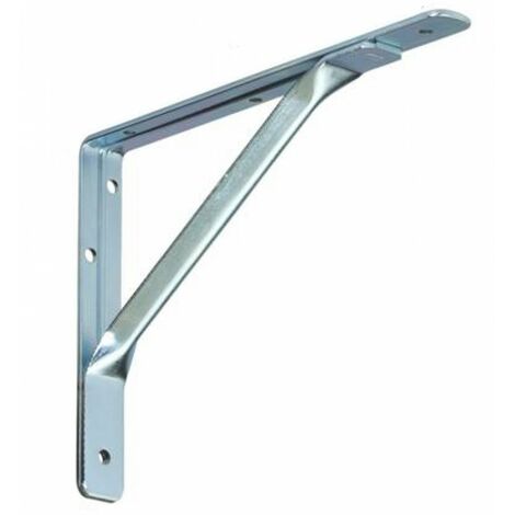 MENSOLA GRANDE PORTATA Acciaio Zincato 40 cm MAURER Conf. 2 Pezzi