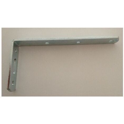 Mensola in Acciaio Zinco Cromato misura 15 cm Spessore 3 mm conf. 2 pz