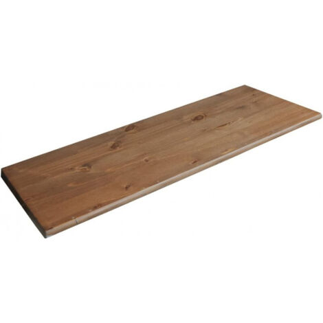 Mensola in legno Mercurio verniciato noce 1,8x20x56  Più profondità, più spazio