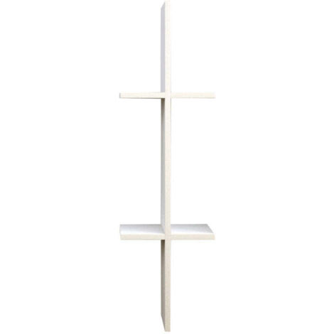 Mensola in MDF 24x15x82cm TFT  Easy Bianco Cenere