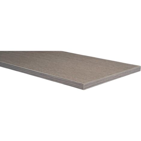 MENSOLA IN TRUCIOLARE 'ECOPAN' 80 x 30 x 1,8 - rovere grigio- 5 pezzi
