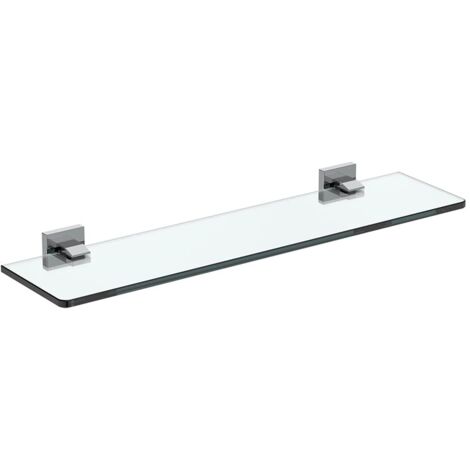 Mensola in vetro IOM SQUARE 500x135x45mm cromo IDEAL STANDARD