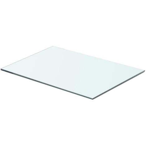 Mensola in Vetro Trasparente 50x30 cm