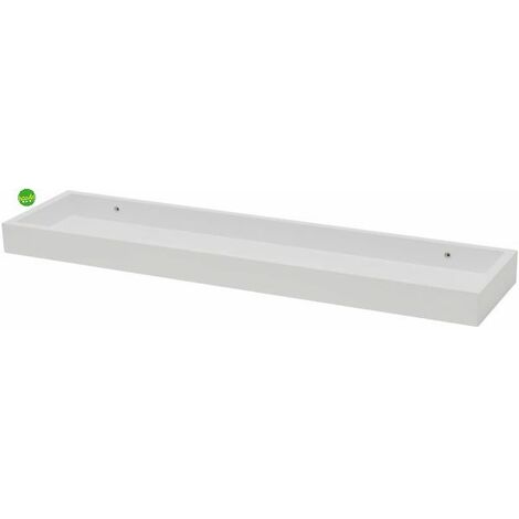 Mensola Kimono contenitore 40x600x150mm bianco