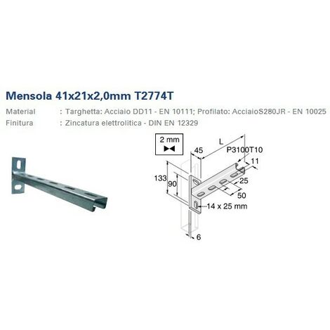 Mensole sospese in acciaio inox 304 - AGMA Superior Inox