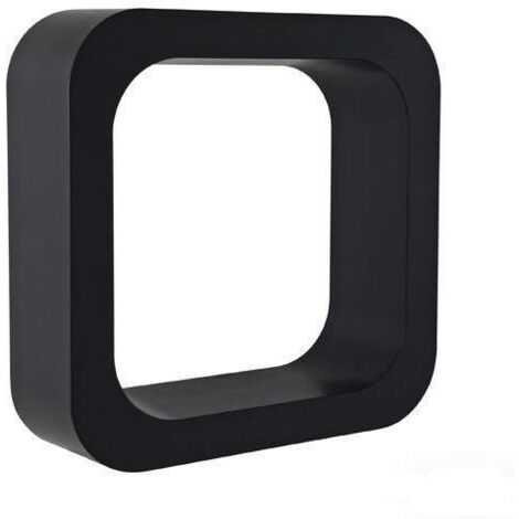 Mensola lettering organizer "O" colore liquirizia
