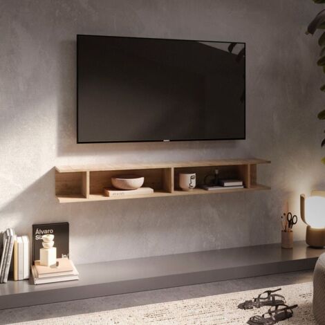Mensola libreria sospesa linea Arte disponibile in 10 colori