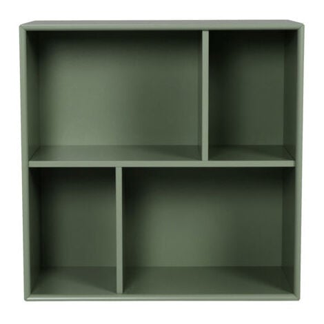 Mensola libreria SQUARED in legno verde pino