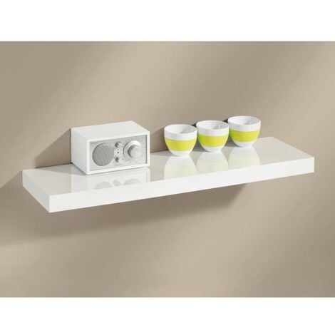 Mensola Little Fat Boy Bianco Brillante 250 x 570 x 50 mm