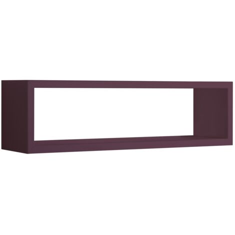 Mensola parete rettangolare viola scaffale salotto soggiorno camera Regolo