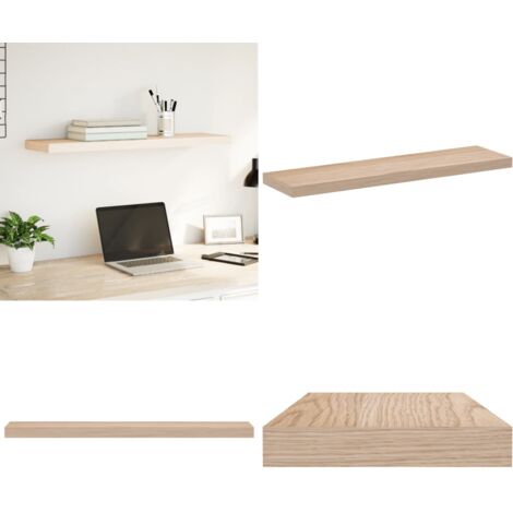 Mensola Pensile 90x23,5x4 cm in Truciolato - Scaffale galleggiante - Truciolato