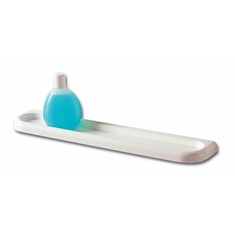 Mensola per Bagno in Durolite Bianco 56x11 cm