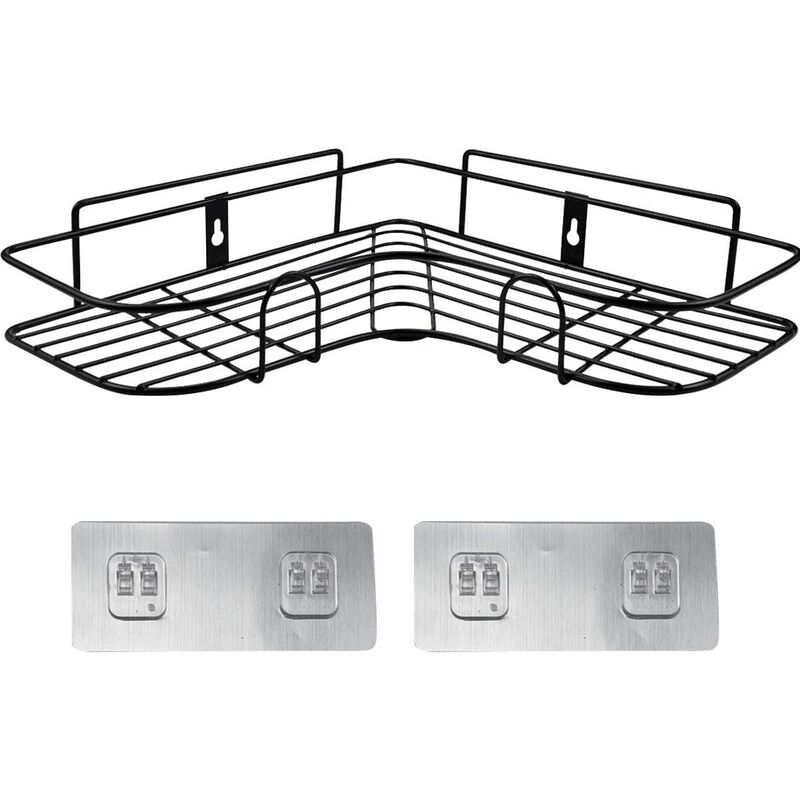 Keuco Edition 400 - Mensola Ad Angolo Con Tergivetri, Color Argento Bianco 11557170100