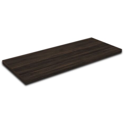 Mensola Per Lavabo In Legno Laminato tabacco San Marco   fino a 80 cm  Profondità  36 cm  Spessore 3,8 cm