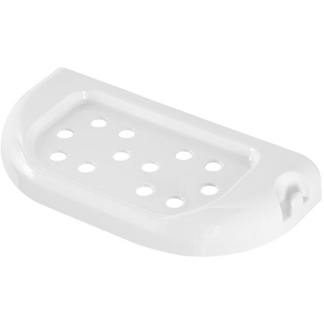 Mensola portasapone a muro 24 cm in ABS bianco  Gioia