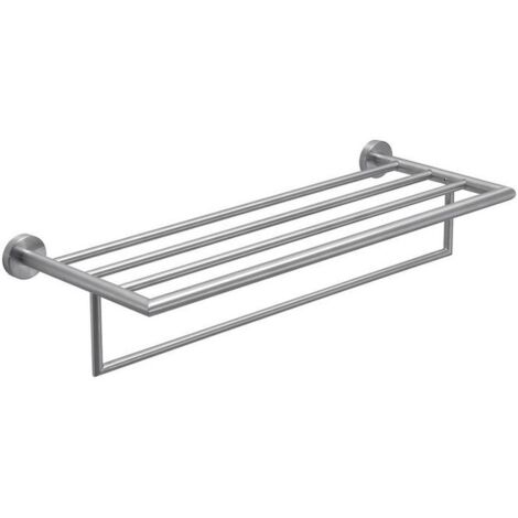 Mensola portasciugamani da muro in acciaio inox AISI 304 Gedy 5044 serie PROJECT Satinato