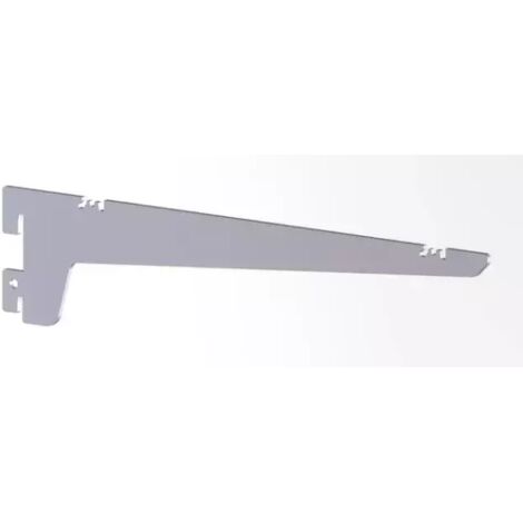 MENSOLA PROAL IN ACCIAIO mod.MILANO GRIGIO BUCCIATO  mm 250