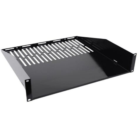 Mensola Professionale TECHLY 2U per Armadio Rack Audio Video Nero