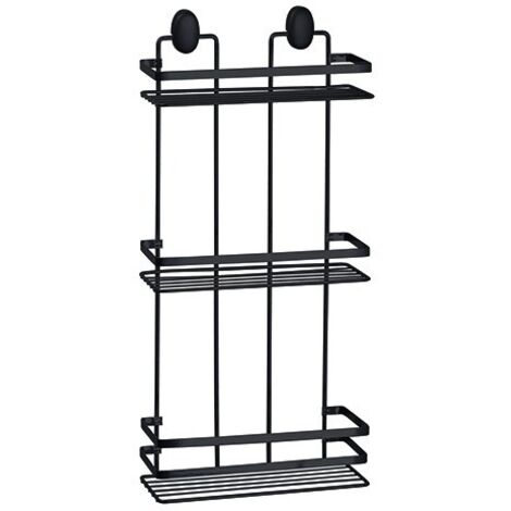 MENSOLA RETTANGOLARE 3 RIPIANI COVER Nero