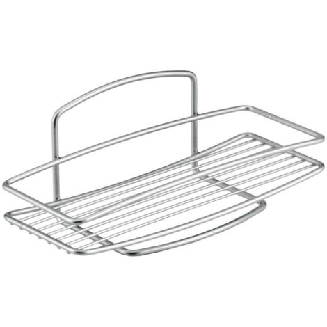 Mensola rettangolare ad 1 ripiano 26x11x11 cm polytherm - metaltex
