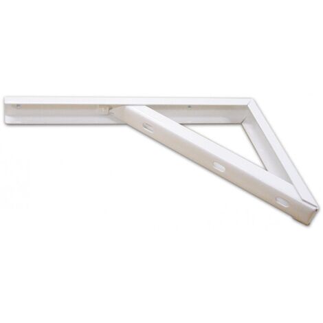 Mensola Rinforzata in Acciaio Verniciato Bianco misura 50 cmArt. 349 conf. 6 Pz