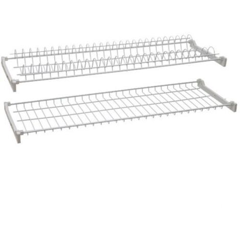 MENSOLA SCOLAPIATTI ACCIAIO CROM C/SUPP 56 CM 6 CP
