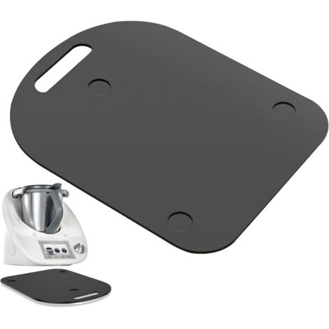 Mensola scorrevole da cucina, guide scorrevoli in acrilico per elettrodomestici da piano cucina, vassoio scorrevole stabile per elettrodomestici, mensola scorrevole elegante e trasparente, mensola sco
