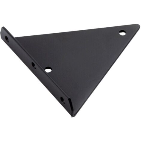 Mensola sospesa KZQ, 1 staffa da parete triangolare, montaggio a parete, staffa metallica invisibile, adatta per scaffalature, dimensioni 130x160 mm