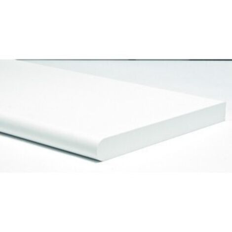 Mensola stondata bianca 200 X 800 mm