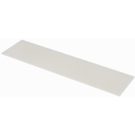 Mensola vetro rettangolare satinato mm 6x500x200 - kimono