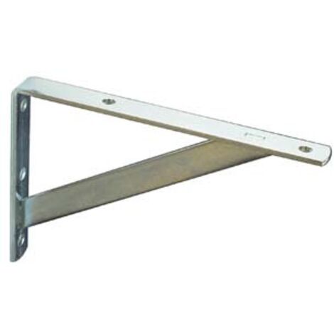 MENSOLE CON SAETTA IN FERRO ZINCATO- - mm.250X15X100h. - 20 pezzi