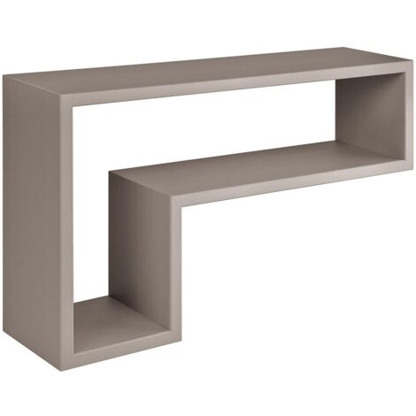 Mensole da Muro in legno, a Cubo, design a forma di L 5 PEZZI MENSOLA SCAFFALE LEGNO RIVESTITO SQUADRATA COLORE