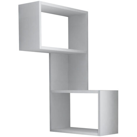 Mensole d'angolo a muro con 2 mensole L47 cm - Part