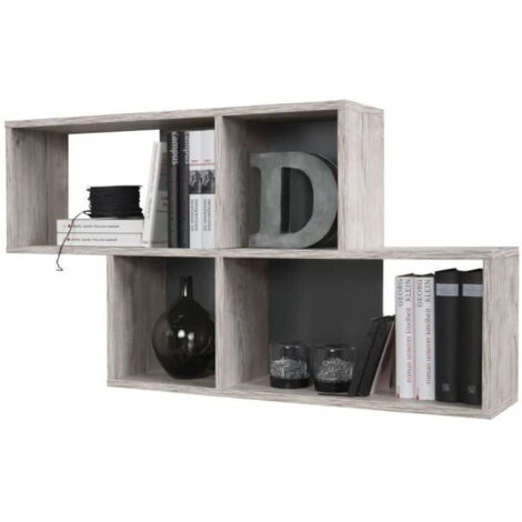 Mensole FMD Antracite 100 x 53 x 19,5 cm