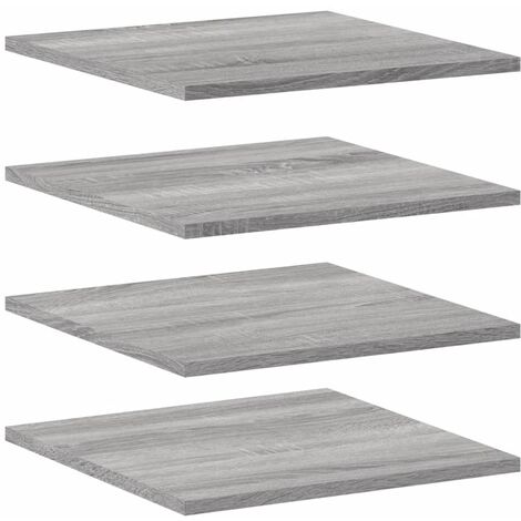 VidaXL Mensola Parete Cubo Grigio Cemento 90x15x119 Legno