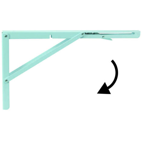 Mensole robuste pieghevoli bianche - mm.400x270h. colore bianco