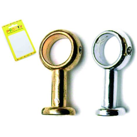 Mensolina media - Specifiche: cm 2 cromo conf. bl.2 pz. - 12 bl