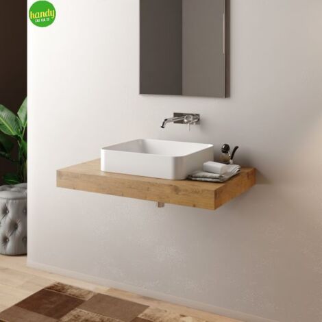 Mensolone Top Bagno Mobo 80cm Aramo Light