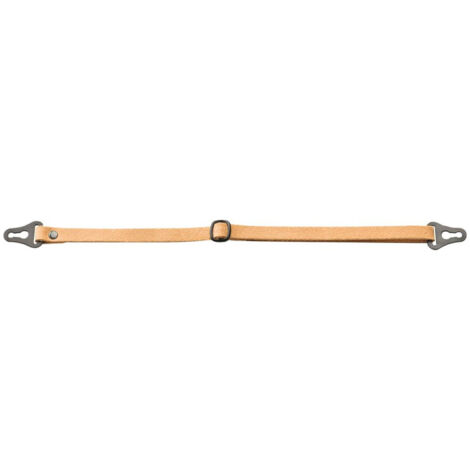 Mentonnière KL adapté à casques de protection cuir de vachette avec boucle coulissante 470 mm