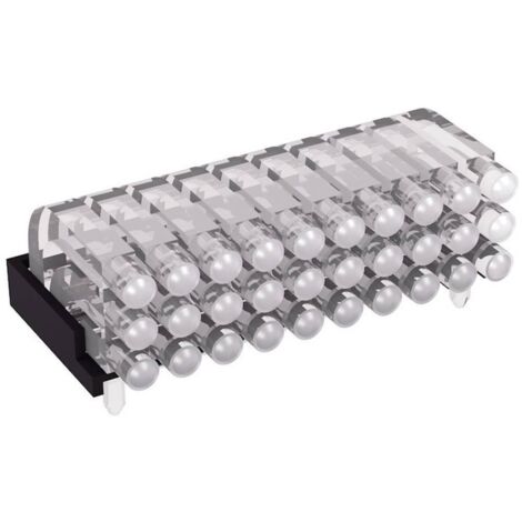Mentor 1296.2103 Conduit de lumière rigide montage sur carte, insertion en force