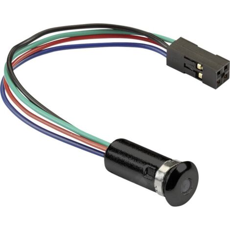 Mentor 2660.8302 Luce di segnalazione a LED RGB Lente: 3 mm 2 V, 3.5 V, 3.5 V 20 mA, 20 mA, 20 mA