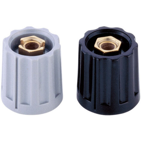 Mentor 331.6 331.6 Drehknopf  Schwarz (Ø x H) 15 mm x 14 mm 1 St.