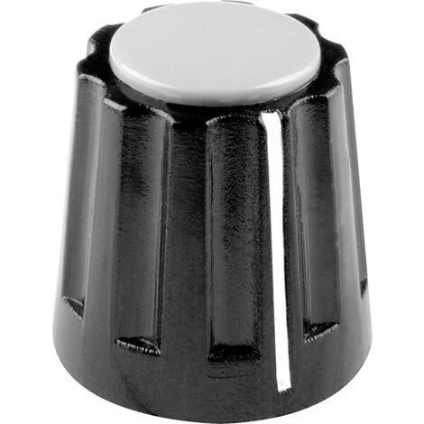 Mentor 331.61 331.61 Drehknopf mit Knopfmarkierung Schwarz (Ø x H) 14.5 mm x 14 mm 1 St.